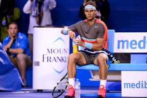 Nadalnak bizonyára fájt a tenyere, játékában viszont ez nem látszott Forrás: ausopen.com