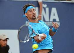 Fognini zsinórban negyedik döntőjére készül salakon Forrás: atpworldtour.com
