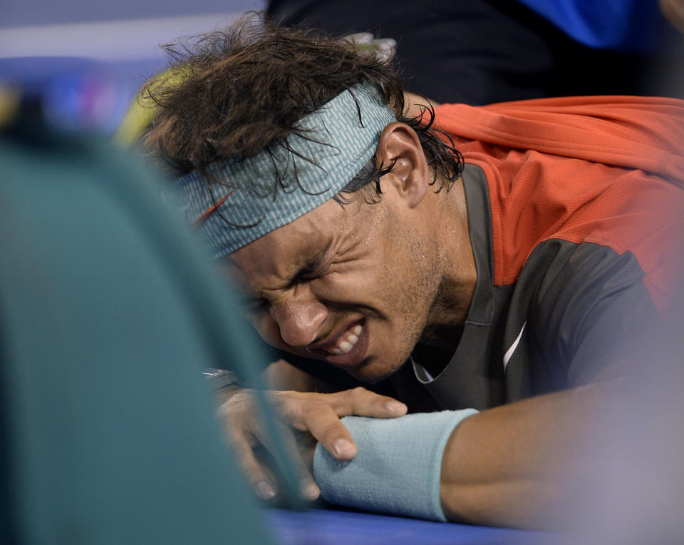 Nadalnak komoly fájdalmai voltak Melbourne-ben Forrás: yahoo.com