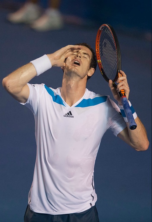 Andy Murray nem rejtette véka alá a frusztrációját Forrás: atpworldtour.com 