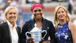 Serena a US Open trófeával Forrás: twitter.com/tennis