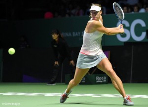 Sharapova első meccsét nyerte pénteken, de ez kevés volt Forrás: facebook.com/wta