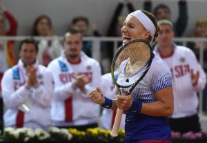 Kuznetsova jól helyettesítette Sharapovát Forrás: twitter.com/fedcup