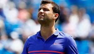 Grigor Dimitrov továbbra is formán kívül forrás: tennistv.com
