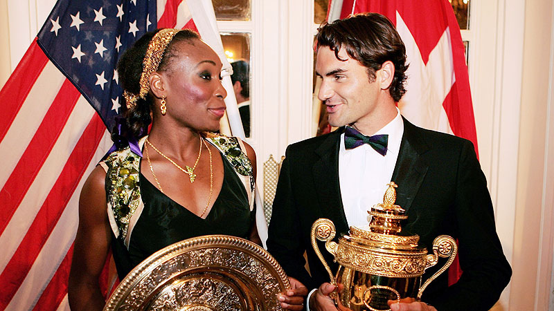 Venus William és Roger Federer 2005-ben Forrás: espn.go.com