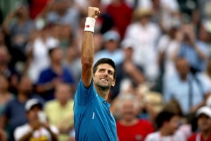 Így örült Djokovic egy kétszettes győzelemnek, volt oka rá forrás: www.vavel.com