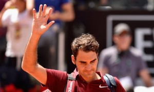 Federer hamar kiesett Rómában Kép forrása: theguardian.com