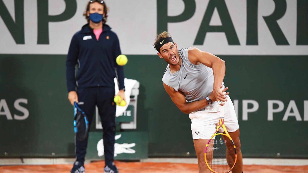 nadal garros training