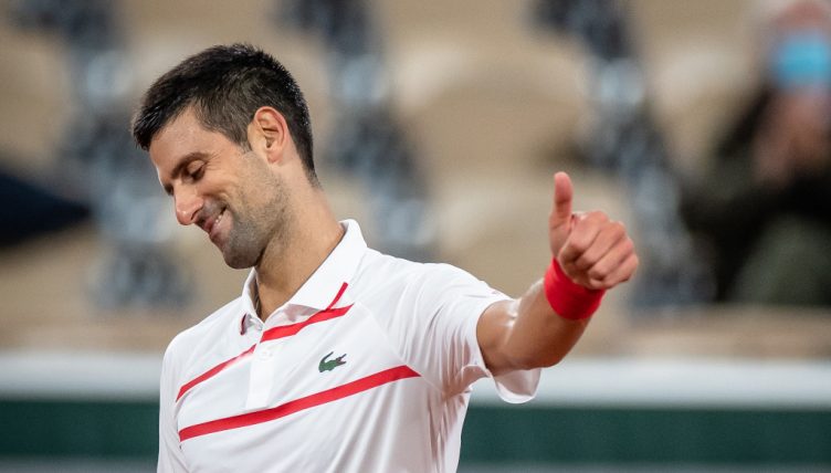 novak djokovic rolang garros 2020