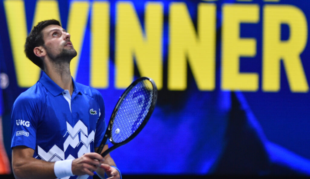 Djokovic ATP Finals 2020
