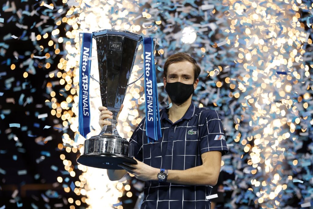 Medvedev ATP FInals trophy