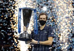 Medvedev ATP FInals trophy