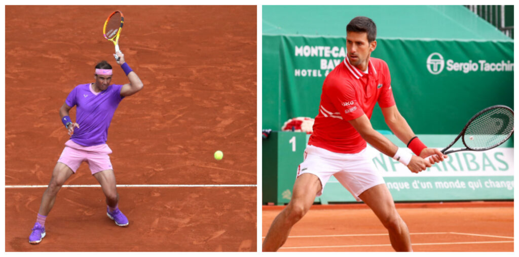 Nadal and Djokovic Monte Carlo 2021